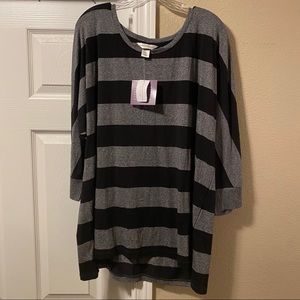 Christopher & Banks 3/4 sleeve tunic shirt